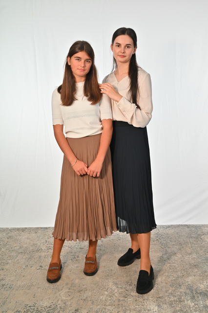 Plisseerock AMY, 80 cm beige Bild 3