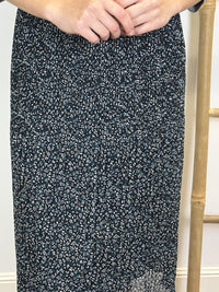 Plisseerock MIA. 75 cm schwarz-petrol Bild 3