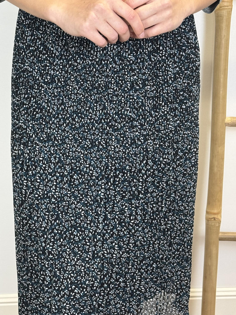 Plisseerock MIA. 75 cm schwarz-petrol Bild 3