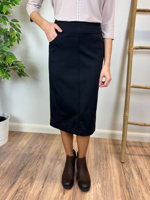 Stretchrock SABINE, 70 cm schwarz Bild 1