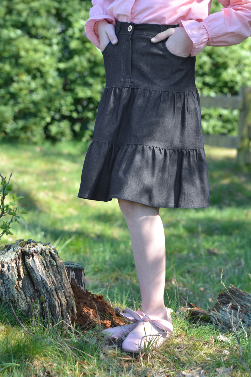 Stufenrock MADLEEN schwarz Bild 1