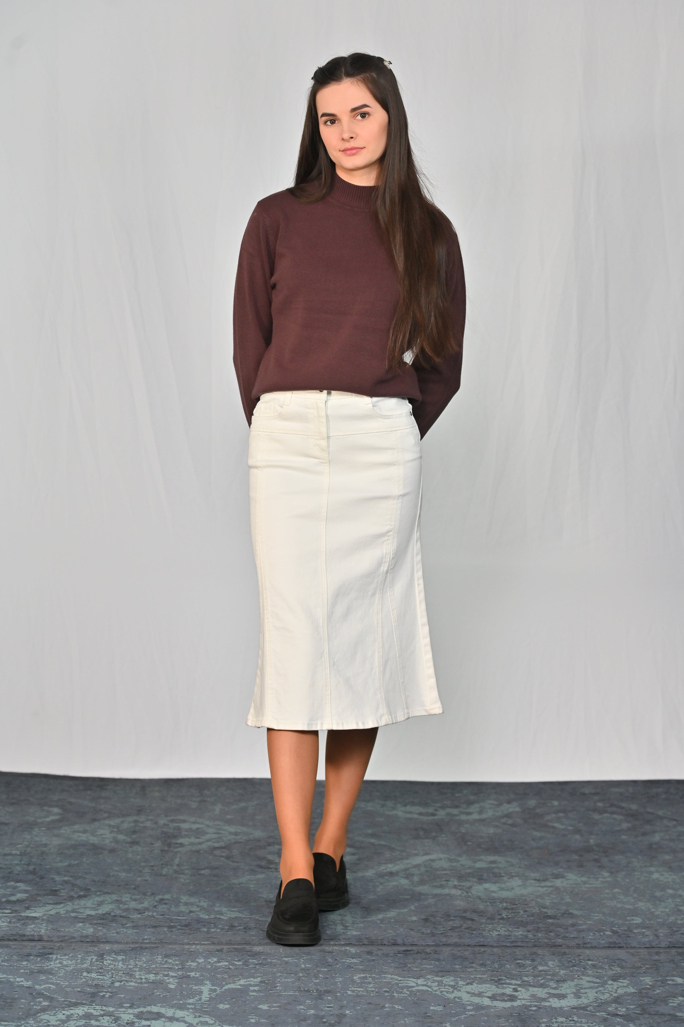 Jeansrock NINA, 70 cm